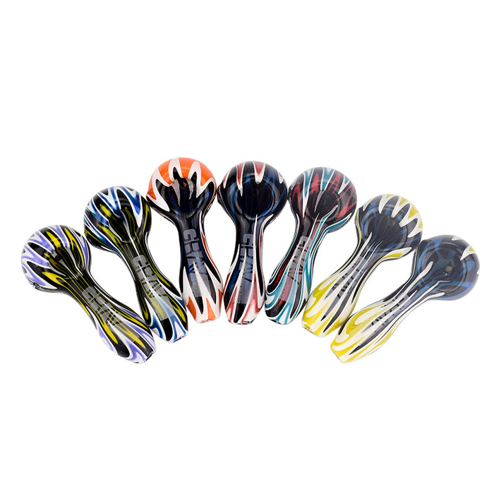 Grav Labs Spoon Pipe 6 Colors Hlame Striped Pipe 004#