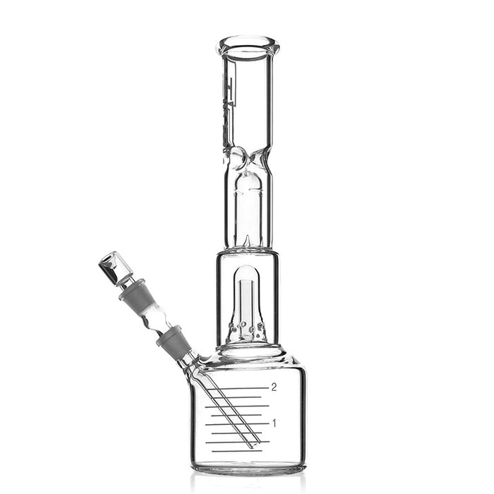 Hi Si Glass Water Pipe 13” Double Recycle Bong