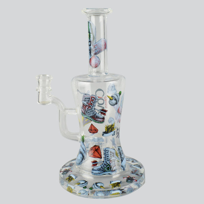 New Oil Rigs Glass Bongs  Water Pipe Free shipping Vase Perc Percolator 405#
