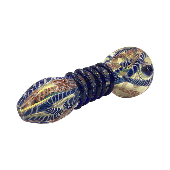 Wholesale Colorful Glass Pipes Smoking Pipes  Glass Bubblers 406#