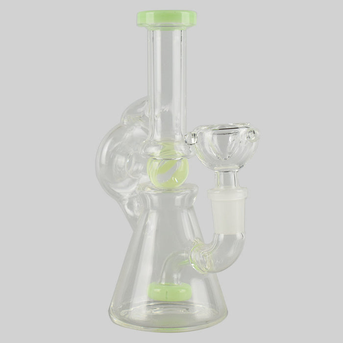 Glass Beaker Water Pipe Clear Glass Pipe DAB Rig Pipe 395#