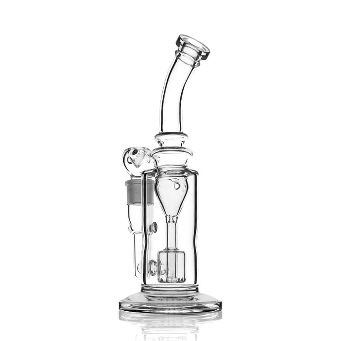 Double Stereo Perc Scientific Hookah Glass Smoking Water Pipe