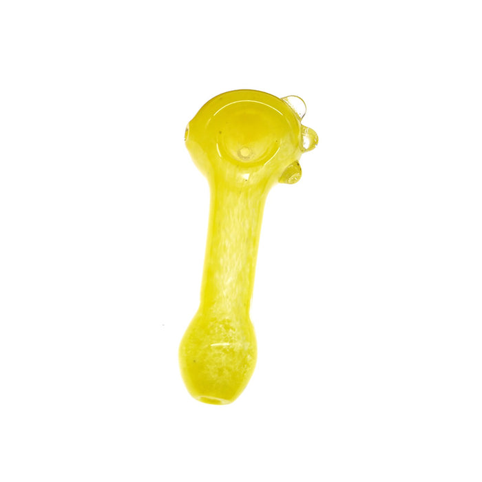Factory Price Frit Long Glass Fumed Spoon for Smoking Tobacco 058#