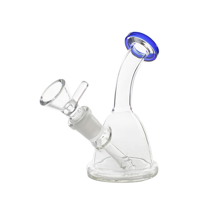 New Glass Bong Water Pipe Mini Bong Glass  Bubbler Pipe Mini Travel Bongs 389#