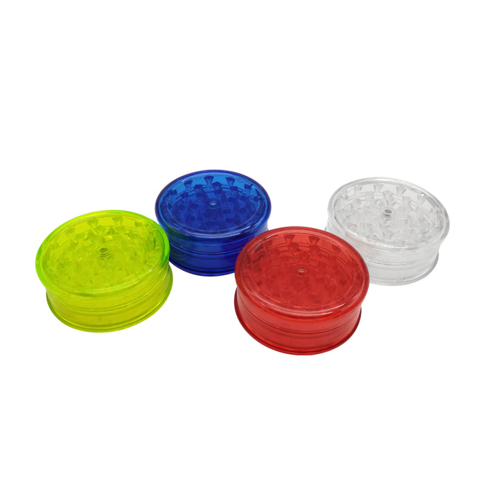 3 Layer Portable And Practical  Plastic Leaf Herbal Herb Tobacco Grinder Smoke Spice Crusher Hand Mill Muller