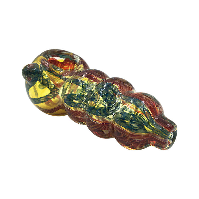 New Glass Hand Pipe Spoon Wholesale Hookah Tobacco Glass Smoking Pipe 322#