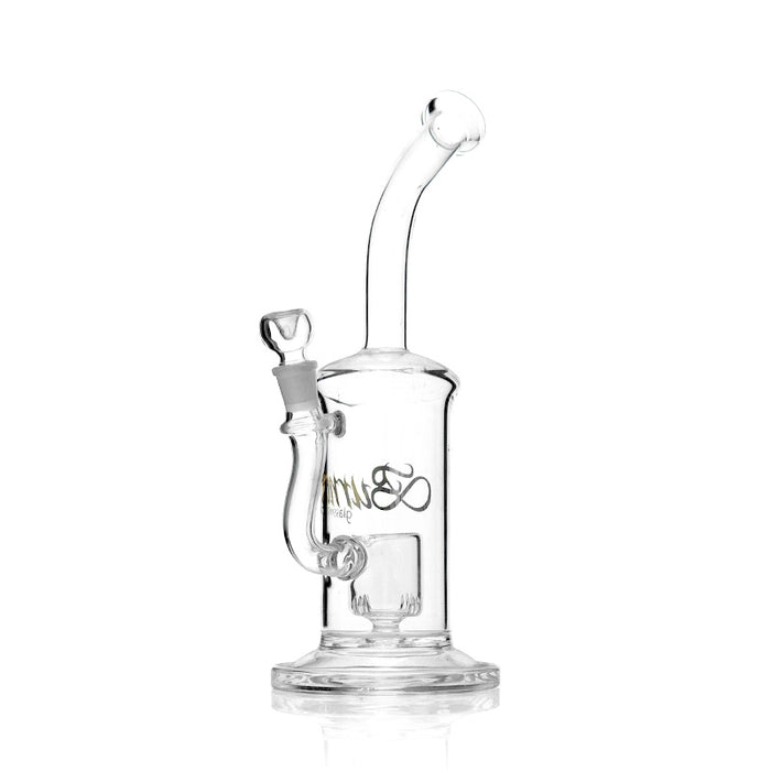 Burner Glassworks -12" Bent Neck Barrel Perc Bong