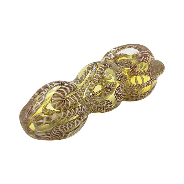 New Glass Hand Pipe ColorGlass Spoon Pipe 335#