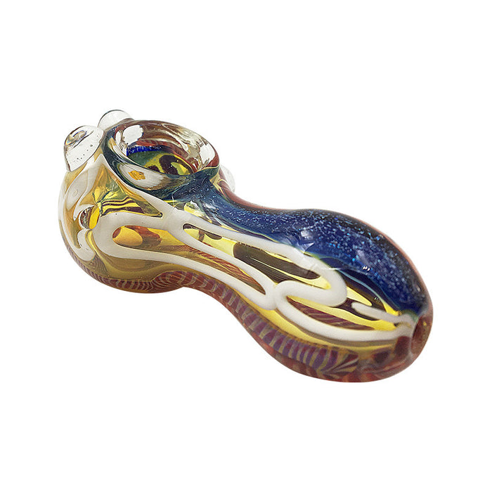 Glass Hand Pipe Mini Bowl Glass Smoking Spoon Pipe 326#