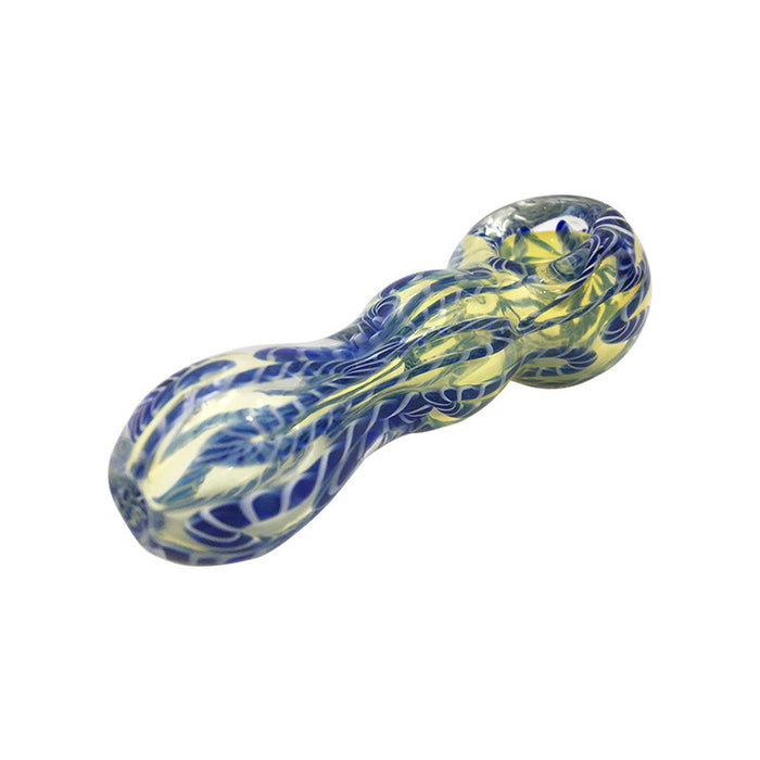 Mixed Color Spoon Pipes Hookahs Glass Smoking Pipe 423#
