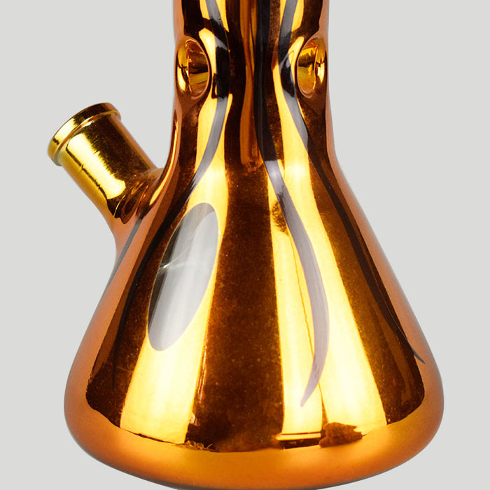 Golden 18mm Joint 12.8 Inches Bong Oil Dab Rig Glass Water Pipe 410#