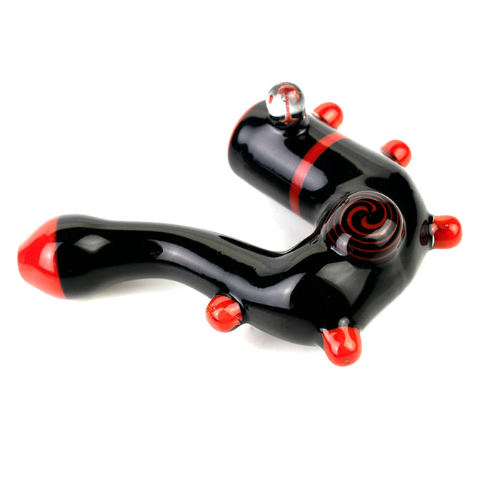 New arrival glass pipe balck color G50