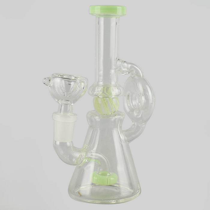 Glass Beaker Water Pipe Clear Glass Pipe DAB Rig Pipe 395#