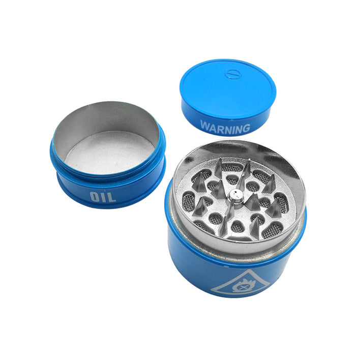 Mini 3 layers Fabulous And Lovely Design Metal Herbal Smoking Crusher Hookah Pipe Tobacco Hand Crank Grinder For Easily Operate