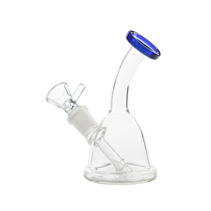 New Glass Bong Water Pipe Mini Bong Glass  Bubbler Pipe Mini Travel Bongs 389#