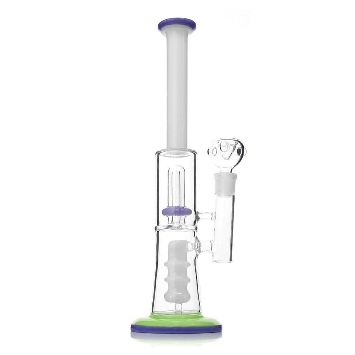 Glass Precooler Frost Hookah for Smoking with Double Stereo Perc 269#