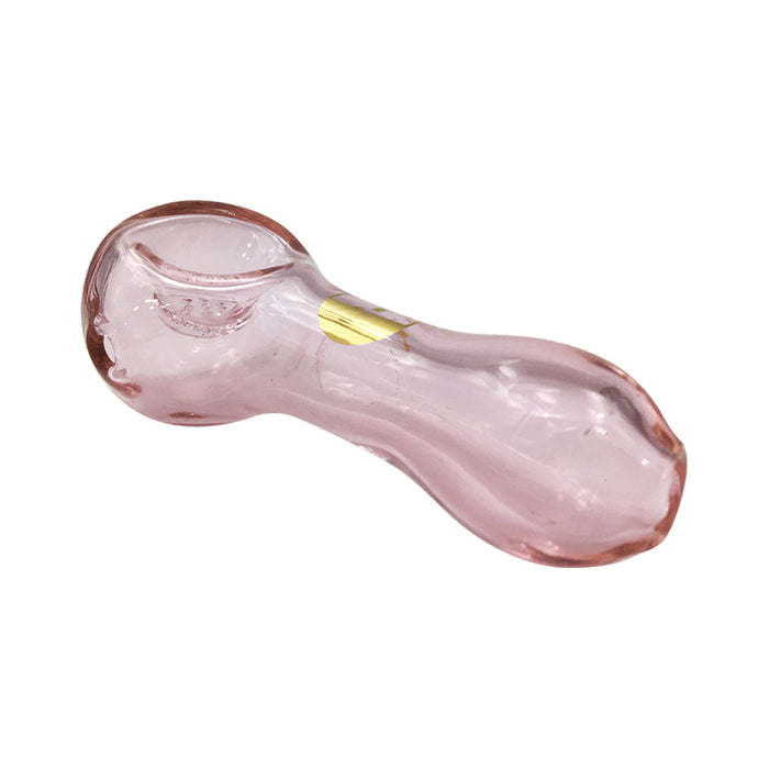 Flashy  Glass Pipe Pink Color Pipes  Hand Pipes 271#