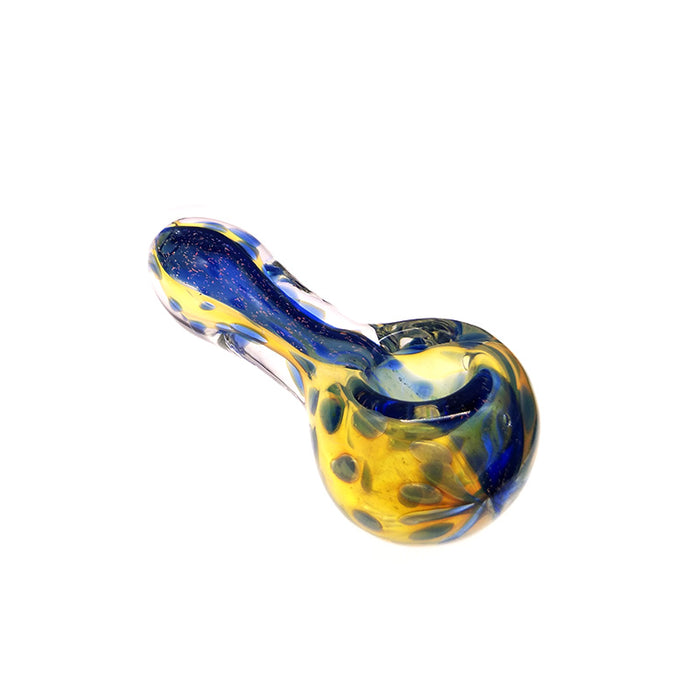 Glass Simple Fumed Spoon for Smoke with Smoker People 053#
