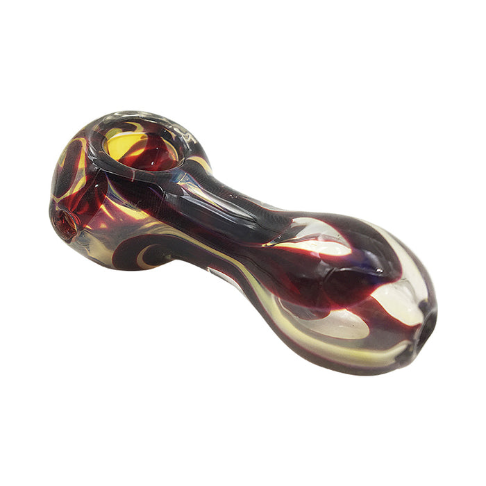 Glass Pipe Smoking Tobacco Hand Pipe Spoon Dry Pipes 289#