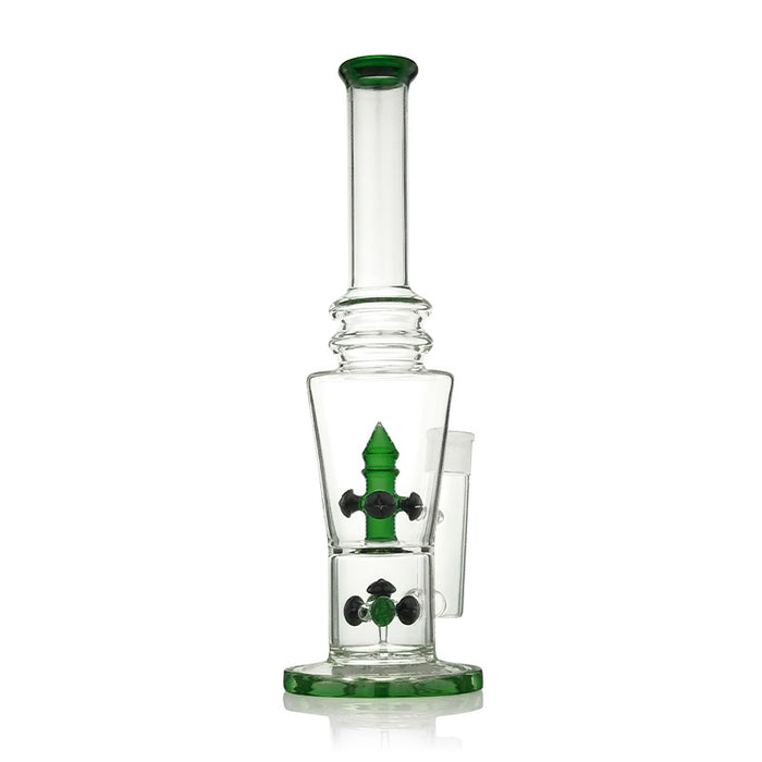 Tower Inline Shower Heady Glass Water Pipe
