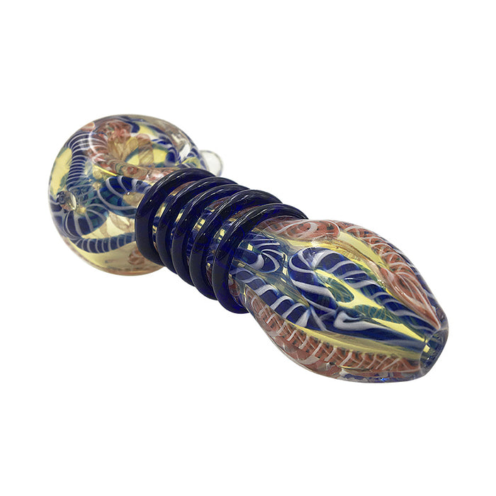 Wholesale Colorful Glass Pipes Smoking Pipes  Glass Bubblers 406#
