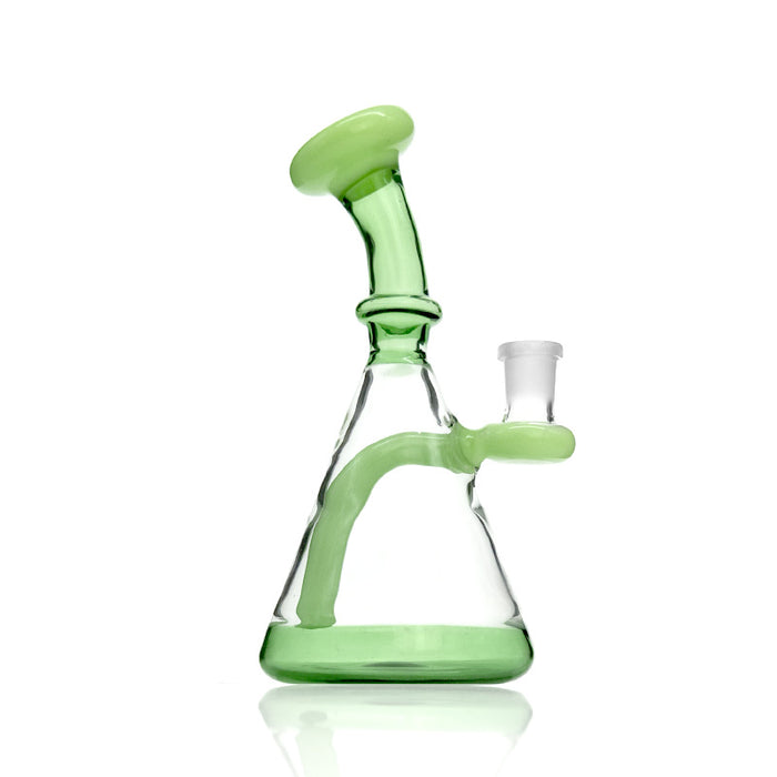 Mini Practical Elegant Glass Beaker Water Pipes for Smoking 267#