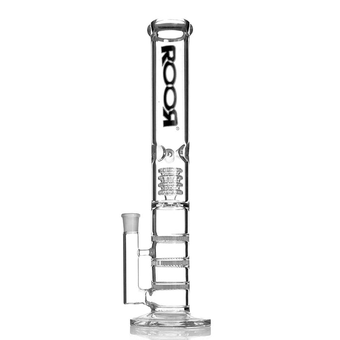 Roor Pyrex Glass Water Pipes Triple Honeycomb Ice pipe for Tobacco Smoking G26