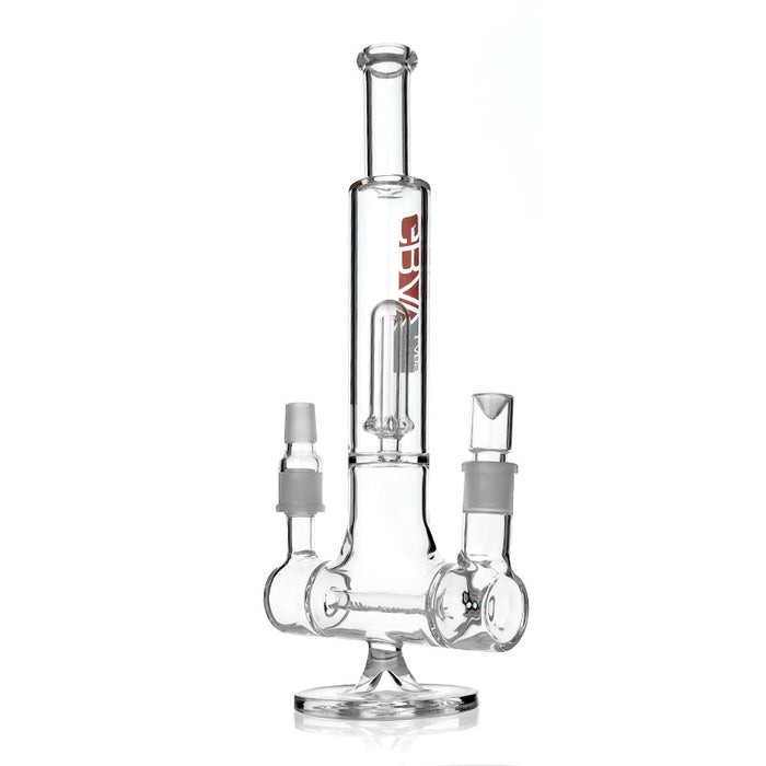 14" Grav Labs Dual Action Double Joint Inline to Circ Perc Straight Tub