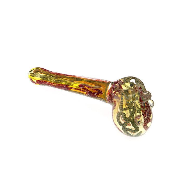 Factory Price Unique Stlyle Glass Bubbler Hand Pipe for Smoking 030#
