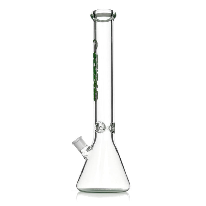 17“ Tall Big Beaker Glass Bong Water Pipe with Ice Catcher Clear Color 289#