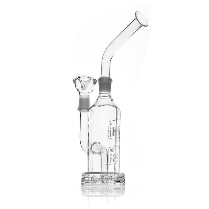 18.8mm Female Joint Hi Si Glass Hex Stemless Bubbler