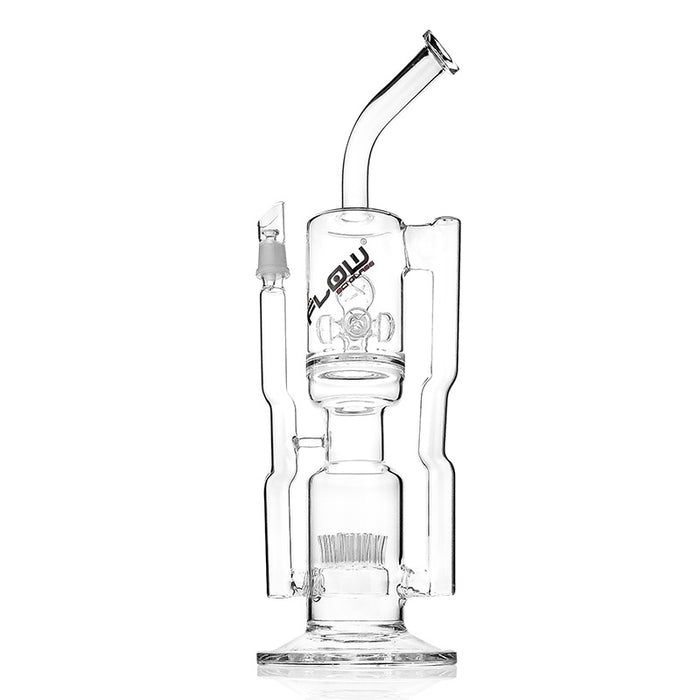 JM Flow Sci Glass Recycler with Sprinkler Perc to Cross Perc