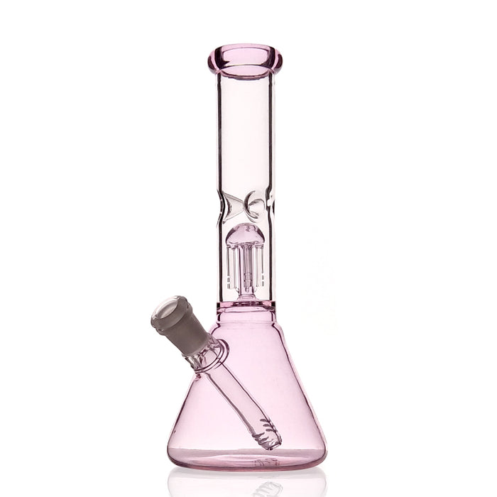 Pink Glass Smoking Water Pipes with Diffused Downstem