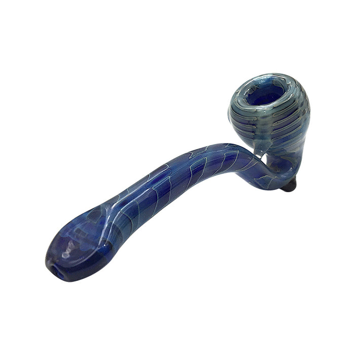 Sherlock Glass Hand Pipe Wholesale Glass Smoking Spoon Pipe 329#