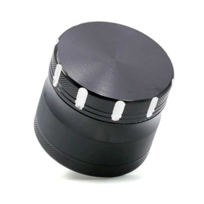 4-Layer Aluminum Alloy 50MM Chamfering Weed Grinder-Black