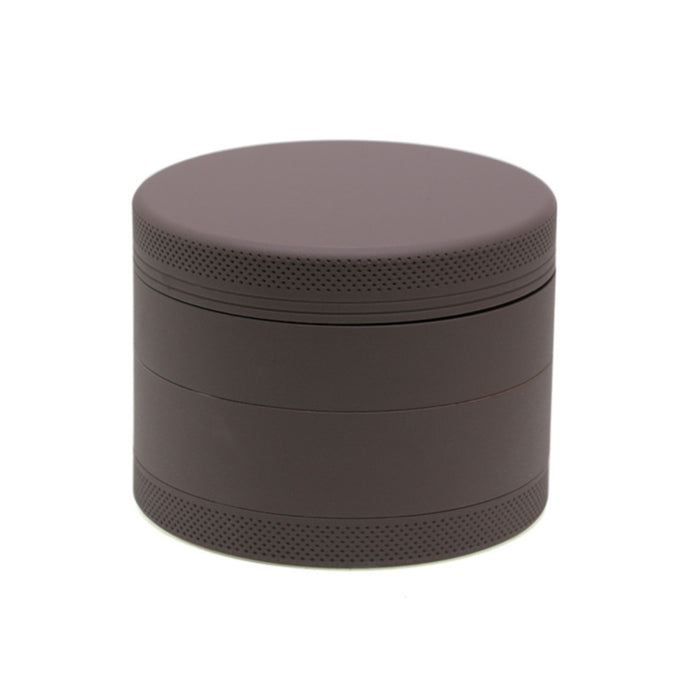 4 Layers Inner Golden Aluminum Alloy Outer Rubber Paint Weed Grinder-Coffee