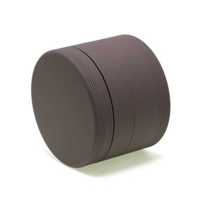 4 Layers Inner Golden Aluminum Alloy Outer Rubber Paint Weed Grinder-Coffee