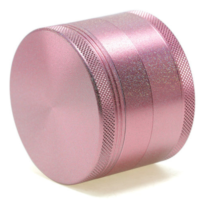 4 Piece 63MM Changing Star Type Aluminum Alloy Weed Grinder |Pink Color