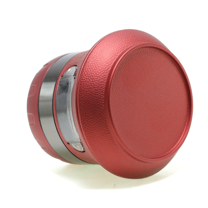 4 Piece With Drill Design Drawer Chamfer 63MM Large Capacity Herb Grinder-Red