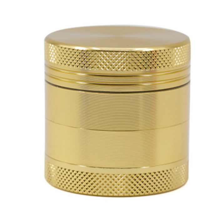 40MM Aluminum Alloy CNC Four-Layer Weed Grinder-Gold
