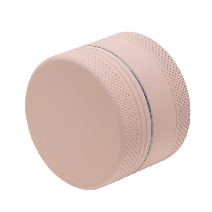 40MM Three-Layer Aluminum Alloy Fluorescent Color Herb Grinder | Pink