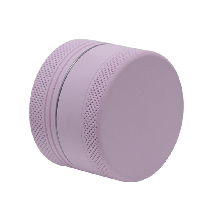 40MM Three-Layer Aluminum Alloy Fluorescent Color Herb Grinder | Purple