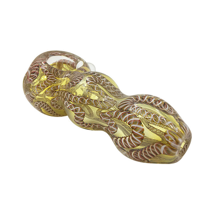 New Glass Hand Pipe ColorGlass Spoon Pipe 335#