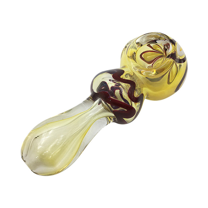 Heady Spiral Coil Spoon Pipe Man-Made Pipe 419#