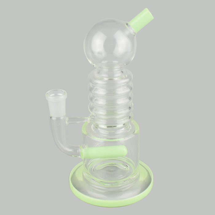 New Arrival 7.5 Inches Mini Glass Bong Heady Oil Rig Dab Rigs 391#