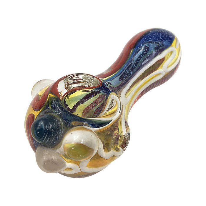 Glass Hand Pipe Mini Bowl Glass Smoking Spoon Pipe 326#
