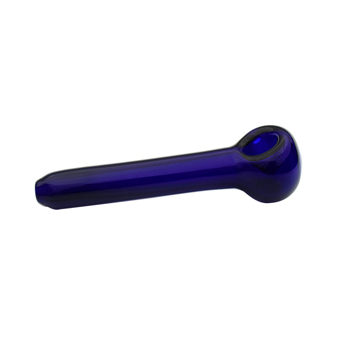 5" Long glass pipe blue pipe for smoking use G019