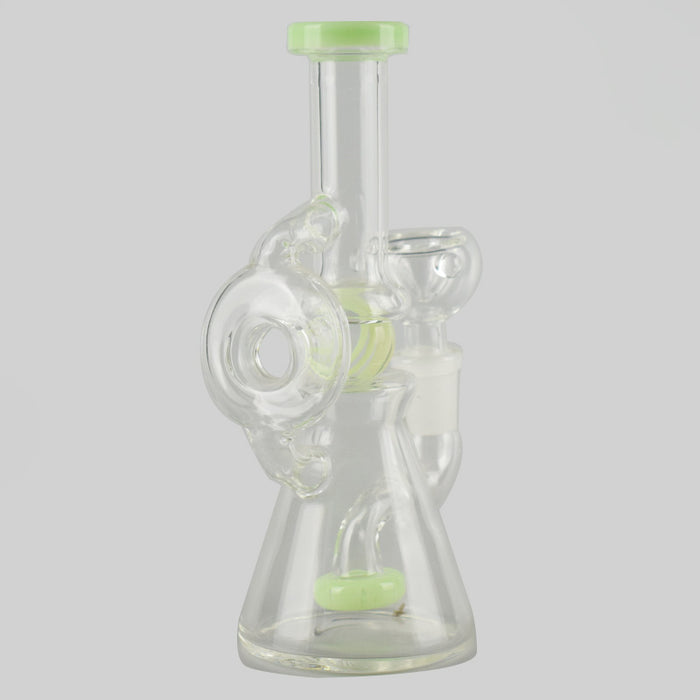 Glass Beaker Water Pipe Clear Glass Pipe DAB Rig Pipe 395#