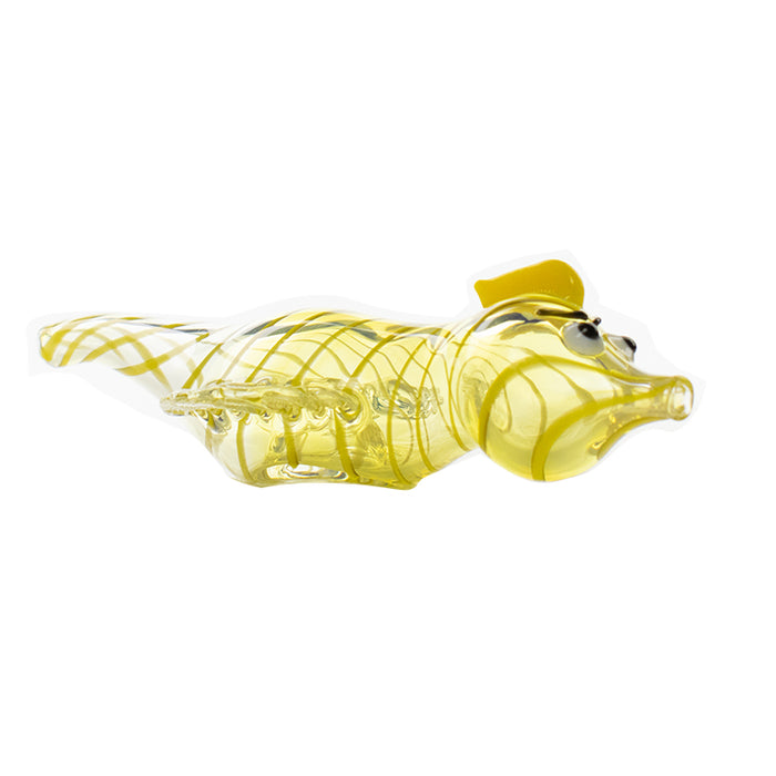 5.5" Glass animal hand pipe tobacco pipe G018