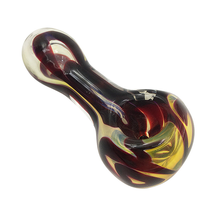 Glass Pipe Smoking Tobacco Hand Pipe Spoon Dry Pipes 289#